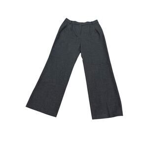 NWT Donna Karen New York Women's Pleated Front Charcoal Gray Dress Pants-Size 8